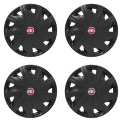 Puklice pre Fiat (červené) pre dodávky 15 Craft black