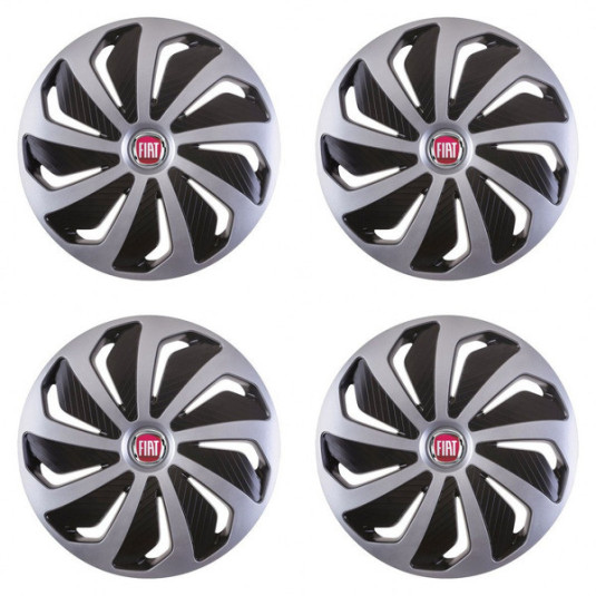 Puklice pre Fiat (červené) 16 WIND SB