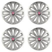 Puklice pre Fiat (červené) 16 TREND RC