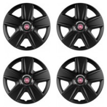 Puklice pre Fiat (červené) 16 ESPRIT RC BLACK