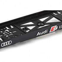 Podložka pod ŠPZ 3D AUDI S LINE