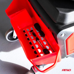 Dielenská stolička na kolieskach s úložným priestorom na náradie 150kg AMiO-04268