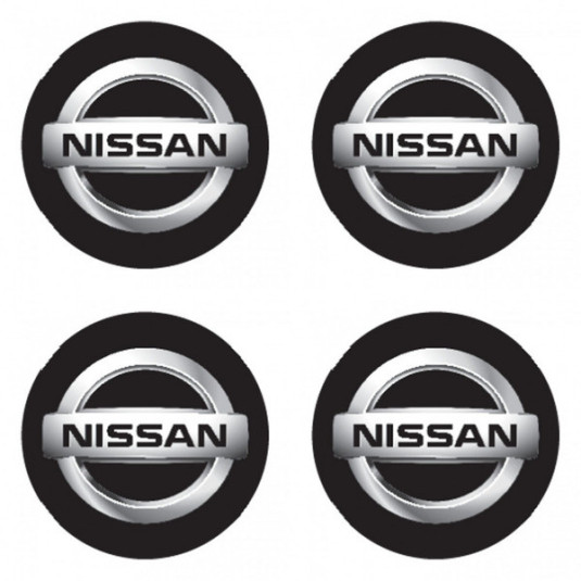 Samolepky živicové 3D NISSAN 4ks