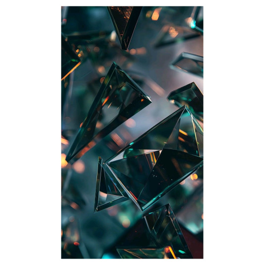 Samolepka na bočné B stĺpiky auta - Krištál