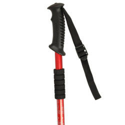 Nordic walking palice skladacie-  2 kusy červené