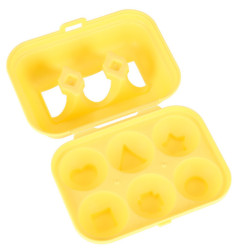 Vzdelávacie puzzle zodpovedajúce tvarom vajíčok montessori zvieratá 6 ks