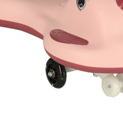 LED Swing FIX S1 Odrážadlo s rukoväťou ružová max. 65 kg