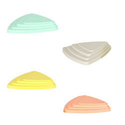 Senzorická dráha pre tréning rovnováhy 11 prvkov,  pastelová