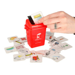 Vzdelávacia hra na rozvoj zručností pri triedení odpadu EKO + 108 kariet