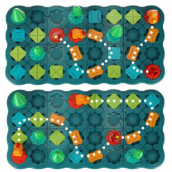 Puzzle stolová hra bludisko prekážková dráha 56 el.