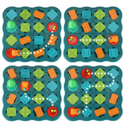 Puzzle stolová hra bludisko prekážková dráha 28 el.