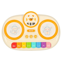 Detský interaktívny organový klavír vzdelávací béžový