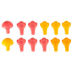 Zmyslové vzdelávacie montessori zelený ježko