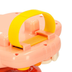 Detský interaktívny volant simulátor hudby zvuky ružová