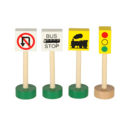 Drevená vlaková lokomotíva mesto 69el