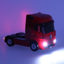 RC auto 1:26 Mercedes-Benz Actros, červené