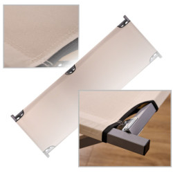 Skladacia turistická poľná posteľ- khaki