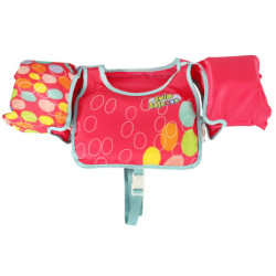 AQUASTAR Ružová plavecká vesta s rukávmi