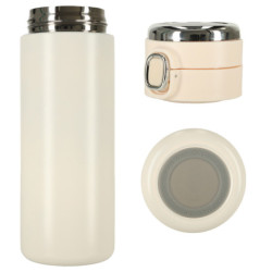 Termohrnček s náustkom LED termoska 420ml béžová