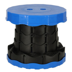 Skladacia stolička pre domáce záhradné kepovanie- modrá