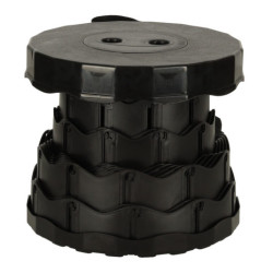 Skladacia stolička pre domáce záhradné kepovanie-  čierna