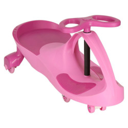 Vozítko svietiace LED kolesá ružové