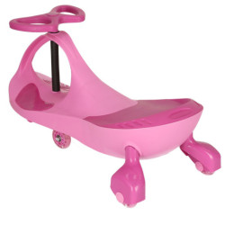 Vozítko svietiace LED kolesá ružové