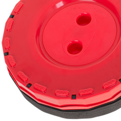 Skladacia stolička pre domáce záhradné kempovanie- červená