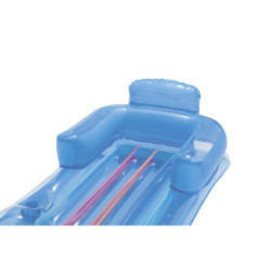 BESTWAY 43028 Nafukovacie kreslo s matracom modré