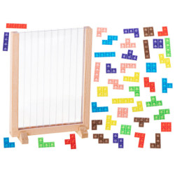 Puzzle tetris stojaca hra