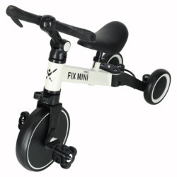 Trojkolka TRIKE FIX MINI CROSS - COUNTRY 3V1 s pedálmi biela