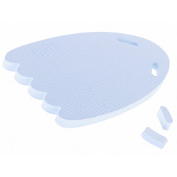 Tabuľa s pokynmi na plávanie pre korytnačku v bazéne