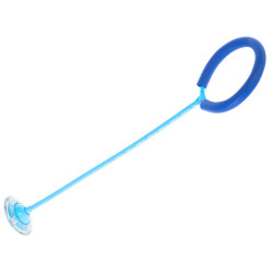 Hula hop noha skákacia lopta svietiaca LED, modrá