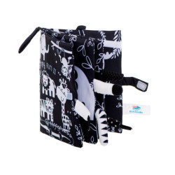 Zmyslová kniha mäkké safari chvosty zvierat