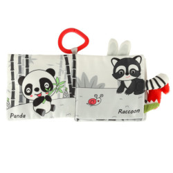 Senzorická kniha mäkké chvosty zvierat sova