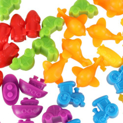 Vzdelávacie prostriedky učiace sa počítať montessori 36el.