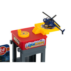 Parkovacia garáž dvojpodlažná čerpacia stanica umývanie áut