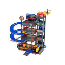 Parkovacia garáž dvojpodlažná čerpacia stanica umývanie áut