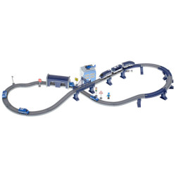 Elektrické vlakové policajné autá 92 prvkov ~300cm