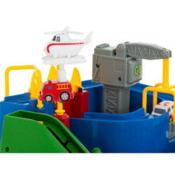 Prekážková dráha interaktívne parkovisko závodné sanitka policajné auto XL