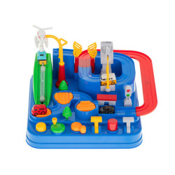 Prekážková dráha interaktívne parkovisko preteky 4 áut