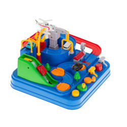 Prekážková dráha interaktívne parkovisko preteky 4 áut