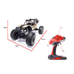RC auto Rock Crawler 1:8, 4x4,  zlaté