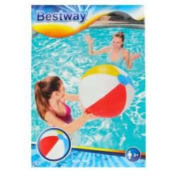 BESTWAY 31021 Plážová farebná nafukovacia lopta 51 cm