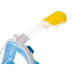 Celá skladacia maska so šnorchlom L/XL modrá