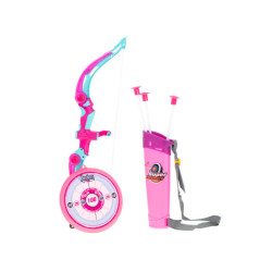 Luk so šípmi a terčom, ružový