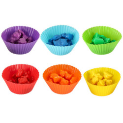 Medvedíky vzdelávacie učenie sa počítať montessori 44el.