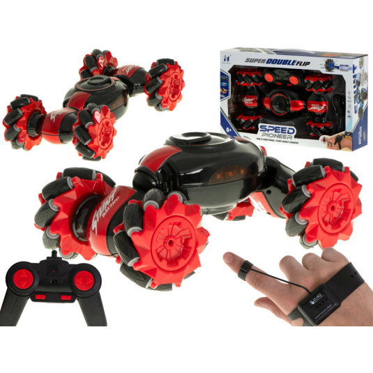 RC auto SPEED PIONEER STUNT CAR 360 – červené