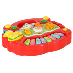 Vzdelávacie klavírne zvuky zvierat farma