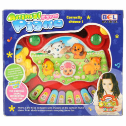 Vzdelávacie klavírne zvuky zvierat farma